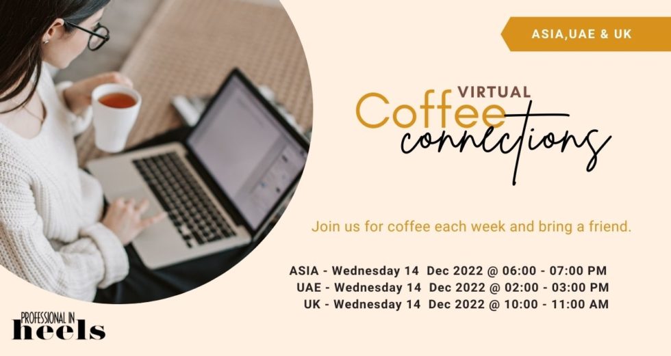 Virtual Coffee Connections 14/12/2022 Business in Heels EVENTS
