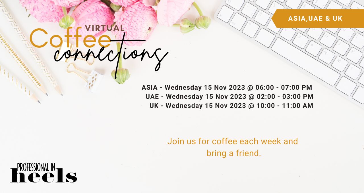 Virtual Coffee Connections - Aust/Asia/UAE/UK - 15/11/2023