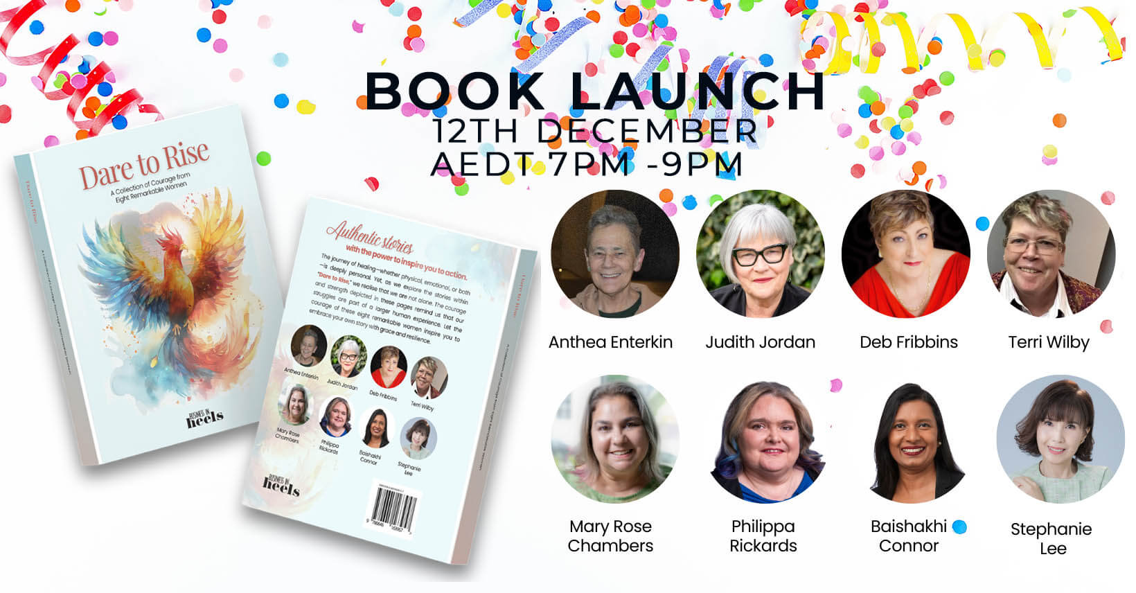 Book Launch, Dare to Rise, Event, 12/12/2024